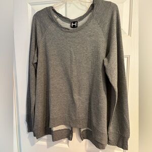 H by Bordeaux Nordstrom Light Heather Gray Crewneck Sweatshirt